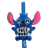 Stitch Herbruikbare Rietjes Set – 16 Kleurrijke Rietjes voor Feesten en Verjaardagen