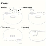 Slimme Elektrische Nagelknipper – Veilig en Handig