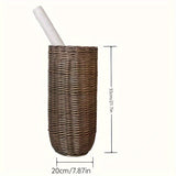 Vintage Handgeweven Wilgen Mand - Stijlvol en Functioneel voor Elk Huis