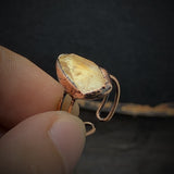 Natuurlijke Ruwe Steen Verjaardagsring – Selina