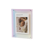 Vibrant Acryl Display Frame – Hedendaagse Kleurrijke Fotohouder