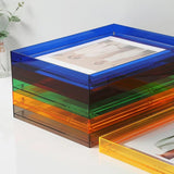 Vibrant Acryl Display Frame – Hedendaagse Kleurrijke Fotohouder