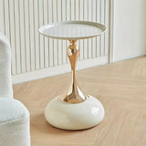 Ningqin Gouden-Witte Zijkast – Compact en Chic Design