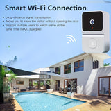 VisioBell Smart Deurbel - Veiligheid en Comfort met HD Video en Twee-Weg Communicatie