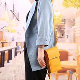 Trendige Leder Anti-Diefstal Dames Schoudertas – SecureStyle