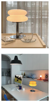 ONTWERPERS GLAS TAFELLAMP – SFEERVOLLE LED-LAMP VOOR SLAAPKAMER EN KANTOOR