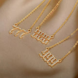 Zirkonia Engelengetallen-Halsketting – Seraphina