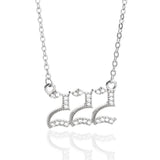 Zirkonia Engelengetallen-Halsketting – Seraphina