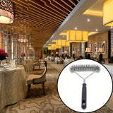 Y-Vormige BBQ Borstel met Lange Handgreep – RVS Reinigingsborstel voor Grondige Grillreiniging