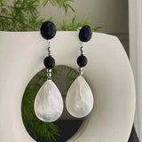 Vintage Schelp Oorbellen – Naia