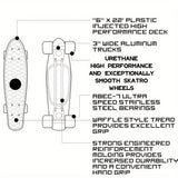 Mini Cruiser Skateboard - Compact, Stijlvol en Geschikt voor Alle Niveaus