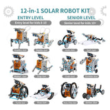Solar Robo Builder - 12-in-1 Educatief Bouwspeelgoed met Zonne-energie