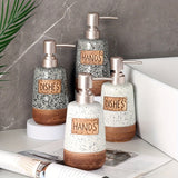 Vintage Keramische Zeepdispenser – 420ml voor Keuken of Badkamer