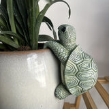 Speelse Cartoon Schildpad Hangende Planter – Ideaal voor Binnen en Buiten Decoratie