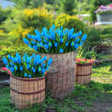 Set van 6 Bundels Kunst Tulpen – UV-bestendig en Realistisch voor Tuin- en Interieurdecoratie