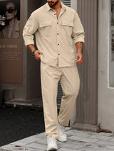 Heren Set met Overhemd en Broek | Urban Minimal Look | Casual Chic