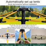 Snelle Opzet 4-Persoons Camping Tent – Ademend en Winddicht Schuilplaats