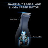 Huisdier Haartrimmer met Dubbele Bladen - Stille & Draadloze Verzorgingsgereedschap
