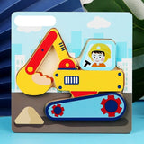 Montessori Leerpuzzel van Hout – KleurenPlezier (1+1 Gratis)