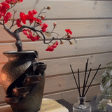 Zen Blossom Watervaas - Rustgevende Bonzai Decoratie met Fontein
