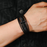 Spirituele Leren Armband - Voor de Moderne Man