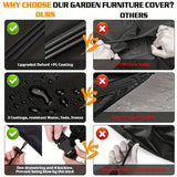 ShieldGuard Outdoor Hoes – Robuuste Bescherming voor V-vormige Loungesets