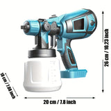 ProSpray Verfspuiter – Draadloos met 2 Batterijen en 1000ml Afneembare Bak