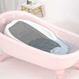 Opvouwbare Badzit voor Kinderen - Visvormige, Antislip Badsteun voor Veilig Baden