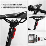 VoltBeam USB Fietslicht Set – Veiligheid en Gemak met Oplaadbare Batterijen