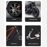 Set van 4 verlichte ventieldoppen met logo – LuxaGlow