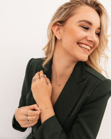 Ronde Edelsteen-Geboortesteen-Armband