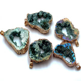 Natuurlijke Kristallen Geode Hanger – Gaia