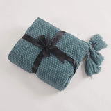 Scandinavische Gebreide Wolldecke - Aurora