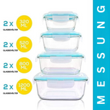 Lunchbox van borosilicaatglas – GlassGuard Bento