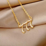 Zirkonia Engelengetallen-Halsketting – Seraphina