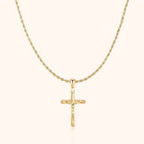 Heren-Halsketting met Kruis - Salvator