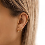 Kleurrijke Zirkonia Oorbellen - Aureline