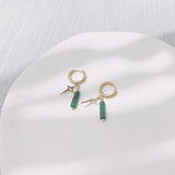 Natuurlijke Malachiet Ster Hanger Oorbellen, Ketting en Armband – Maria