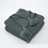 Scandinavische Gebreide Wolldecke - Aurora