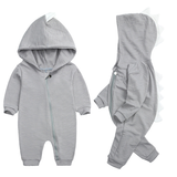 Schattige Baby-Overall met Dinosaurierkapuze – DinoDream Onesie