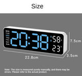 Grote Digitale Wekker | Multifunctioneel Display | USB-voeding