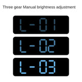 Grote Digitale Wekker | Multifunctioneel Display | USB-voeding