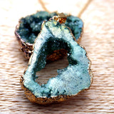 Natuurlijke Kristallen Geode Hanger – Gaia