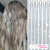 Glitterend Haar Tinsel Kit – Strengen van Glitter!