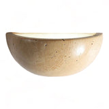 Halfronde LED Wabi-Sabi Wandlamp – ZenGlow
