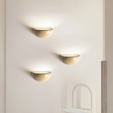Halfronde LED Wabi-Sabi Wandlamp – ZenGlow