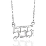 Zirkonia Engelengetallen-Halsketting – Seraphina