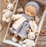 Handgemaakte Waldorf Knuffelpop – Poppi