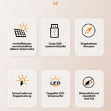 Zonne-energie Powerbank met Zaklamp – SolarCharge Pro