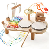 Houten Baby Muziekset - Creativiteit en Ontwikkeling
